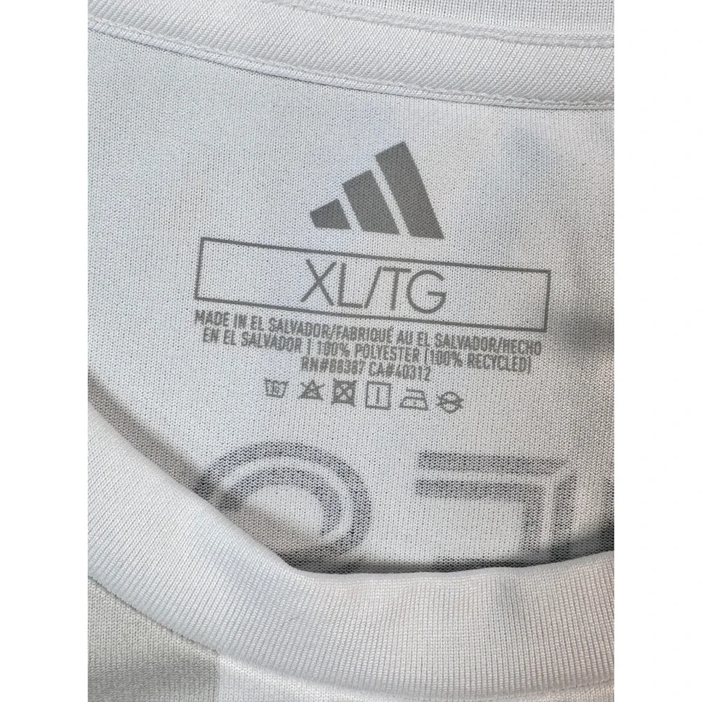 Adidas Inter Miami CF Messi Jersey Mens XL White Grey Striped MLS JW4338 NEW